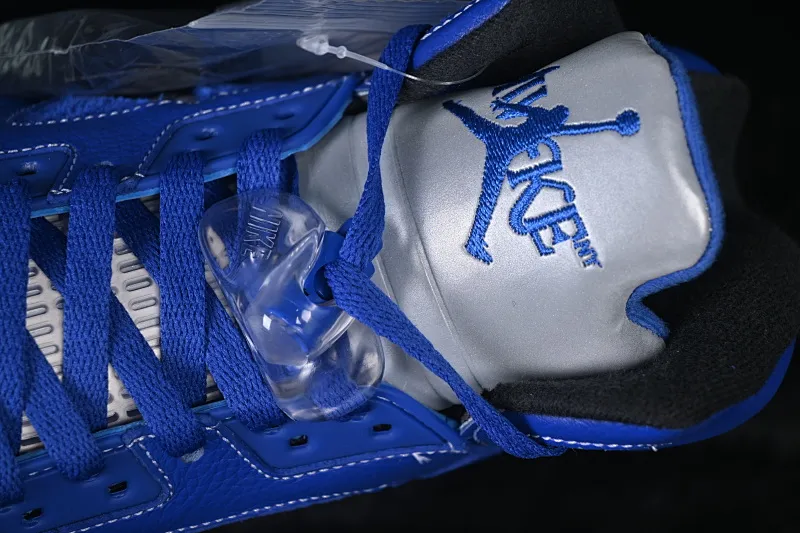 All categories Air Jordan Jordan series basketball shoes Air Jordan 5 Awake NY x Air Jordan 5 Retro AJ5 Joe 5 racing blue DV4982-400